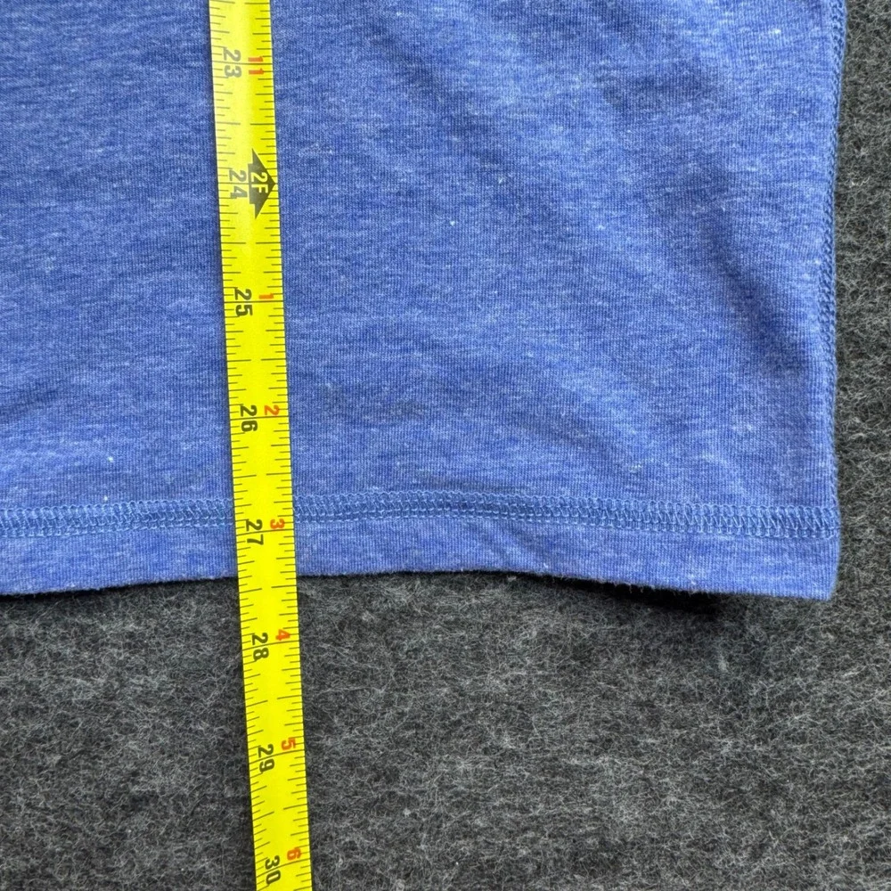 Champion Kansas Jayhawks T-Shirt Mens Large Blue‎ Pocket Tee - Picture 11 of 12